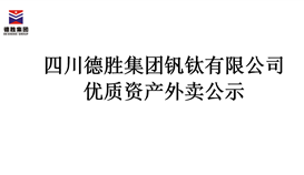 優(yōu)質資產外賣公示